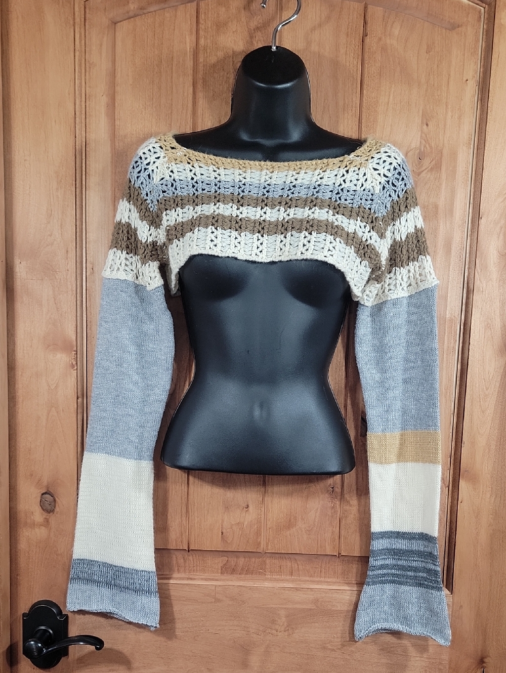 Open Knit Sweater Shrug